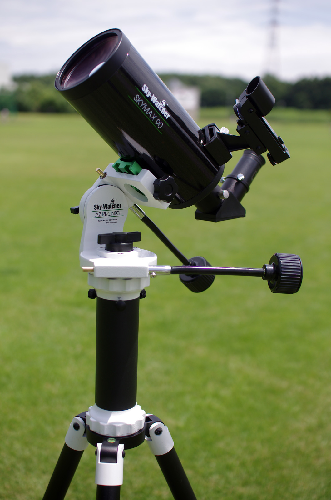 いラインアップ 非常に良い Sky-Watcher 天体望遠鏡 経緯台式 AZ-PRONTO MAK90 焦点距離1250mm 口径90mm  日本語取説付 SET043